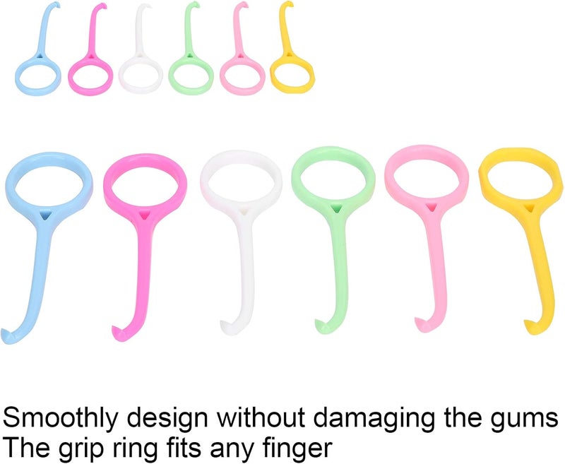 Big Man Aligner Remover Tool, Food-Grade Plastic Accessory for Oral Care (6 Pieces in Various Colors) - Image 4