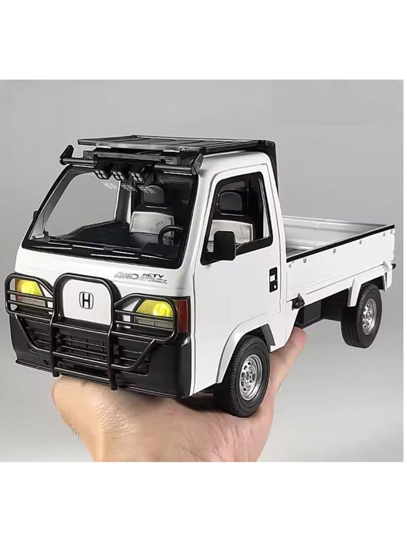 Honda Diecast Pickup Truck 1:18 Scale RealTime 4WD M92332 - Pull-Back Toy with Lights, Sound, and Movable Cargo Bed - Image 4