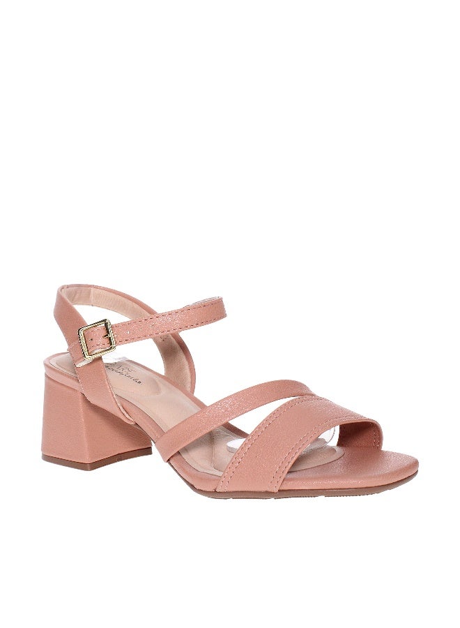 MODARE Mid Heels Sandals for Women – Sling Back Heel Sandals for Girls with Ankle Strap - Image 2