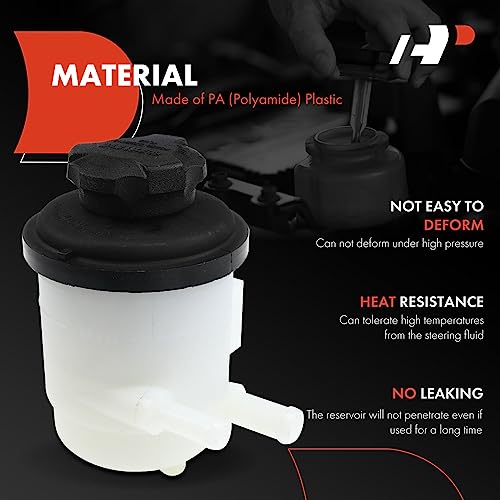 A-Premium Power Steering Reservoir/Tank with Cap Compatible with Hyundai Santa Fe 2001 2002 2003 2004 2005 2006, 2.4L 2.7L - Image 2