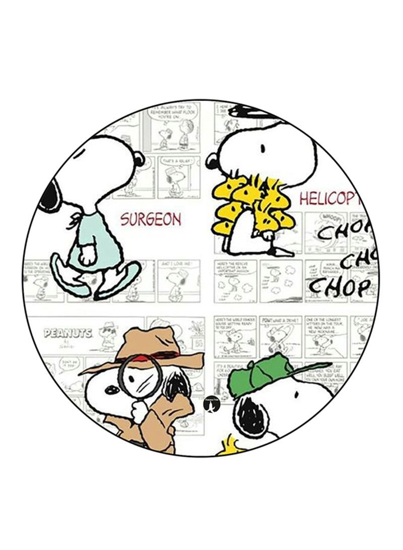 Snoopy Printed Mouse Pad Multicolour