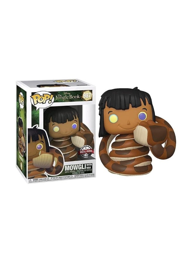 Funko Funko Pop The Jungle Book Mowgli with Kaa Vinyl Figure Special Edition Exclusive  - Image 2