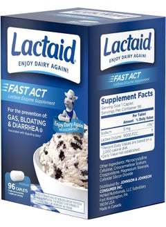 Fast Act Lactose Intolerance Relief Caplets With Lactase Enzyme, 96 Count - pzsku/Z63B6E39853B81E6FE5B1Z/45/_/1738060842/d2687e93-95fe-4c4a-91f0-bff7e7a537bf