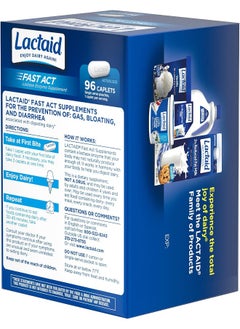 Fast Act Lactose Intolerance Relief Caplets With Lactase Enzyme, 96 Count - pzsku/Z63B6E39853B81E6FE5B1Z/45/_/1738060904/c4cdefb2-62a6-41bd-b933-b728bbeb7081