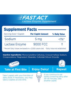 Fast Act Lactose Intolerance Relief Caplets With Lactase Enzyme, 96 Count - pzsku/Z63B6E39853B81E6FE5B1Z/45/_/1741065522/633d1719-0ee3-4023-94d8-43a5ec89c83a