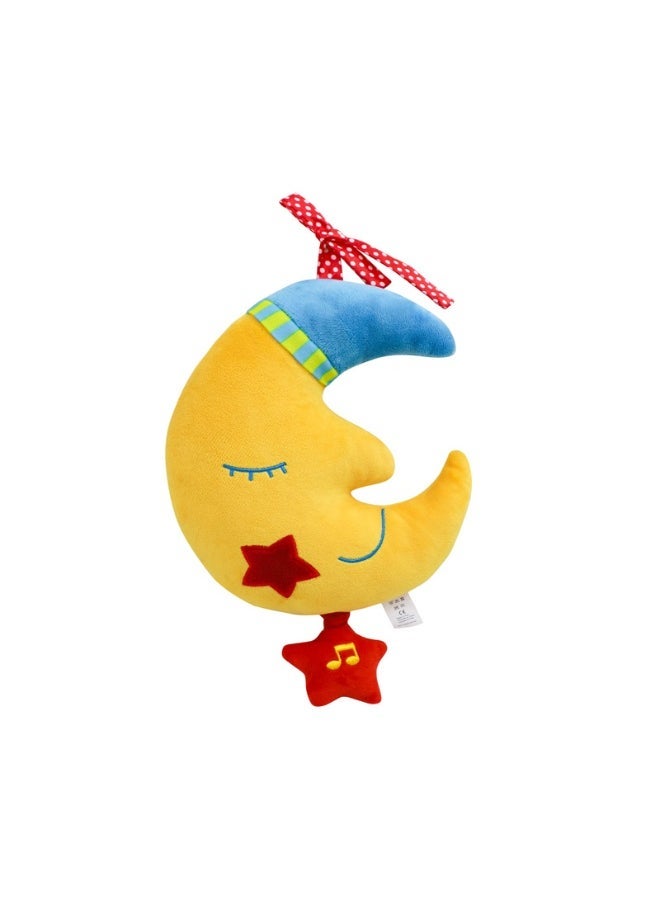 general Baby toys 0-3 years old music toys cute cartoon plush toys moon bell - Image 1
