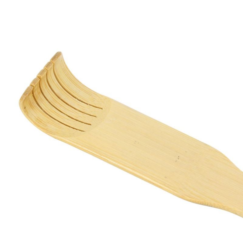 Bamboo Back Scratcher: 46.5*3.5*1cm Eco-Friendly Durable Construction - Ergonomic Comfortable Grip Body Massager Roller for Daily Personal Care, On-The-Go Relief & Muscle Relaxation - Image 3