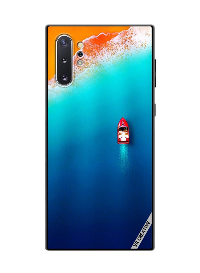 VR CREATIVE Protective Case Cover For Samsung Galaxy Note10 Plus 5G Boat Design Multicolour - Image 1
