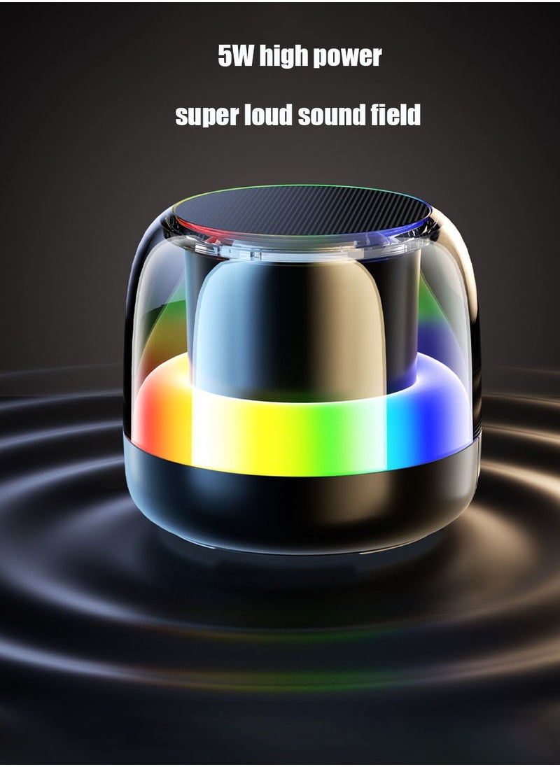 Joybos - The New Computer Notebook Mini Subwoofer Speaker, with Voice Broadcast, Card Slot Function, Wireless Bluetooth Speaker with USB Type-C Port, Is Easy to Carry. - Image 1