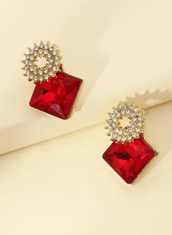 Take Two  Faux Gemstone Dangle Earrings for Women | Best Price UAE