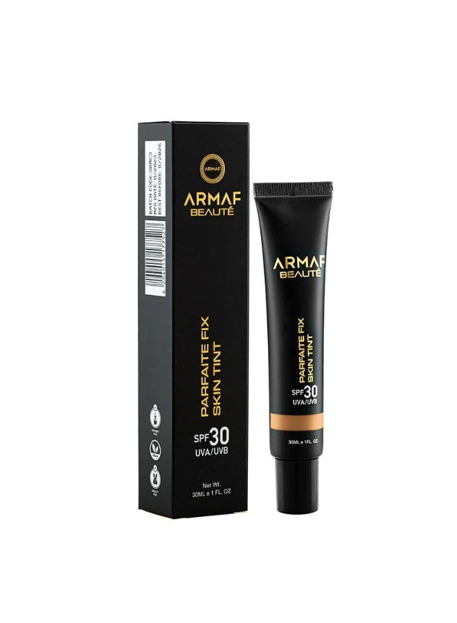 Armaf Beaute Armaf Beauté Parfaite Fix - Skin Tint | Tinted Moisturizer with Spf 30 For Sun Protection | Semi Matte Finish | Natural, 30 ml