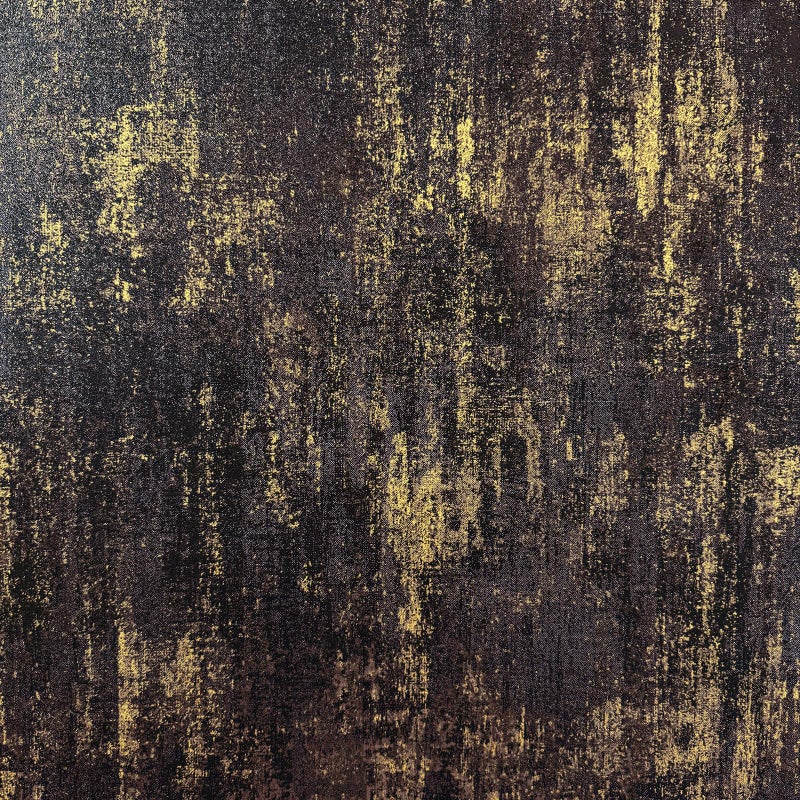 JiffDiff Vintage Metallic Peel and Stick Wallpaper Self Adhesive Industrial Metallic Concrete Wall Paper Modern Stick on Wallpaper Contact Paper(17.3" x 120" Black Gold) - Image 1