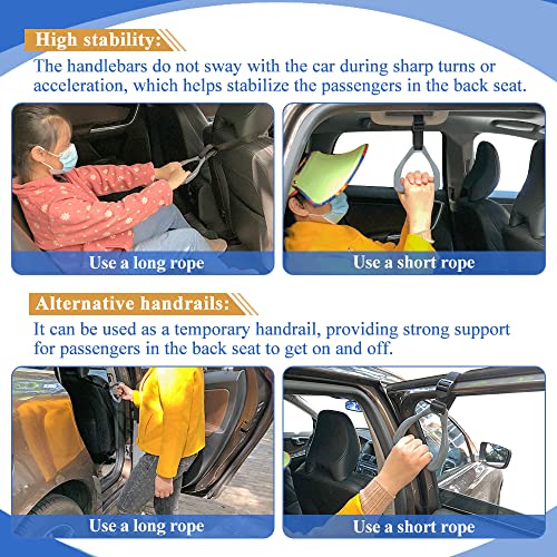 Mistuki Car Handle for Elderly Assist Car Door Cane Seniors Handicap to Get Out of Auto Vehicle Portable Transfer Support Grab Bar Automotive Disabled Safety Standing Aid Adjustable Seat Headrest Helper - Image 3