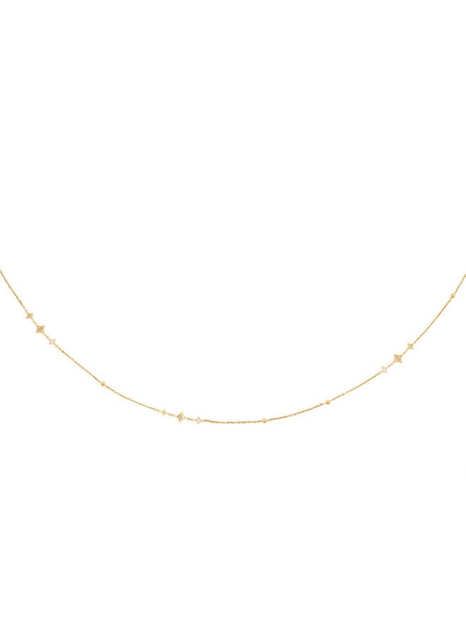 شيروتي 1881 قلادة ذهبية طويلة فرانشيسكا للنساء - Image 1