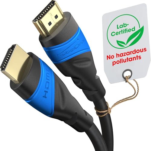 KabelDirekt 4K HDMI Cable – 30ft & Longer HDMI Cables (20ft–75ft) – German-Engineered HDMI Cord – Supports 4K@60Hz, UHD, HDR, ARC, Ethernet – HDMI Cable for HDTV, PC, PS5, Xbox, Switch - Image 1