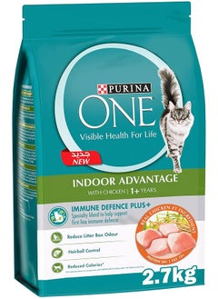 Purina ONE Indoor Advantage With Chicken 1 Plus Years 2.7Kg  - Image 1