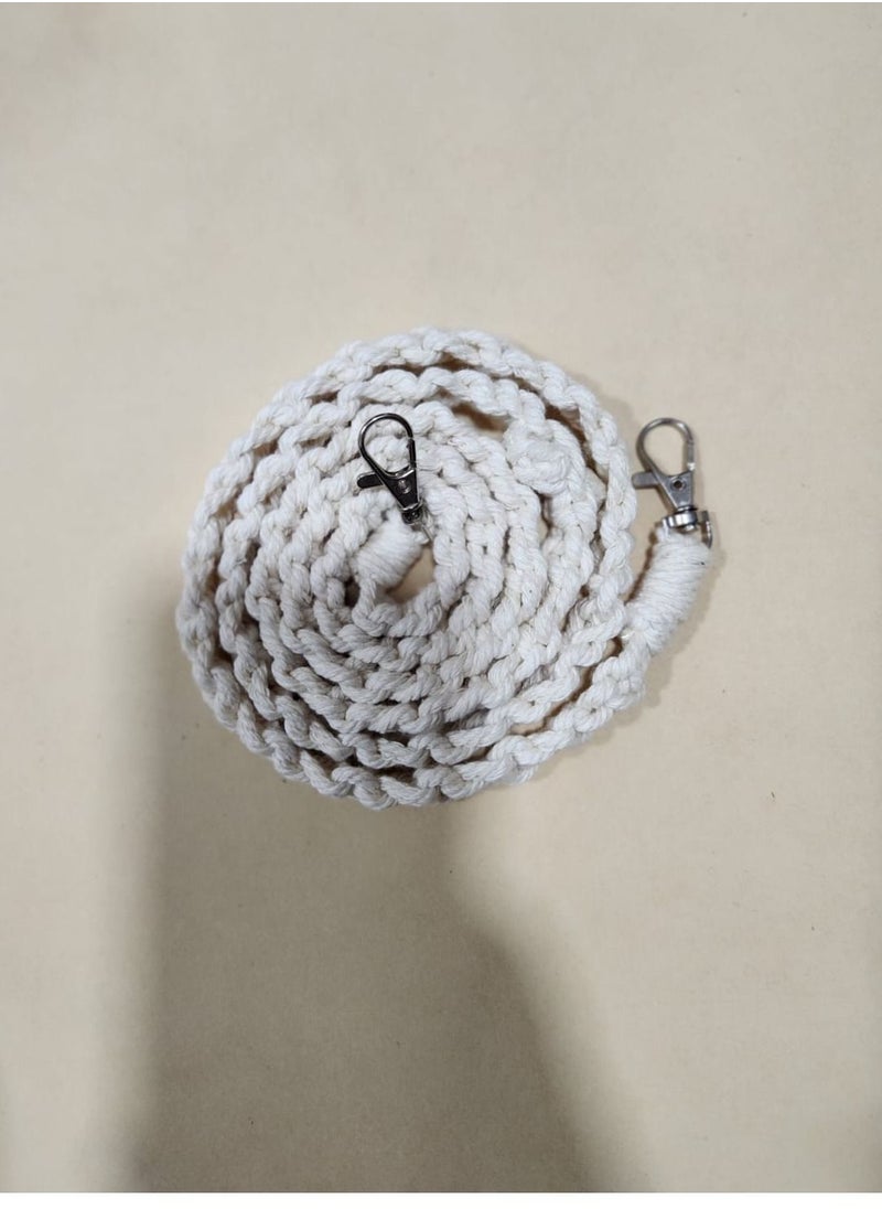 macrame sanu Boho Style Yoga Mat Holder/ Carrier Strap  - Image 3