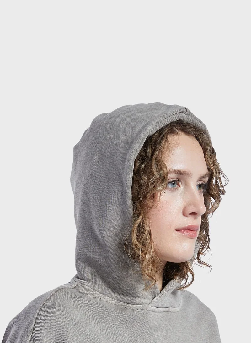 Reebok Classics Natural Dye Cropped Hoodie