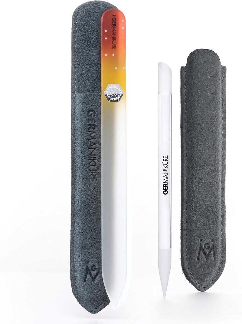 GERmanikure Mantra Glas Nail File Bundles (Orange) Tiered purchase options - Image 1