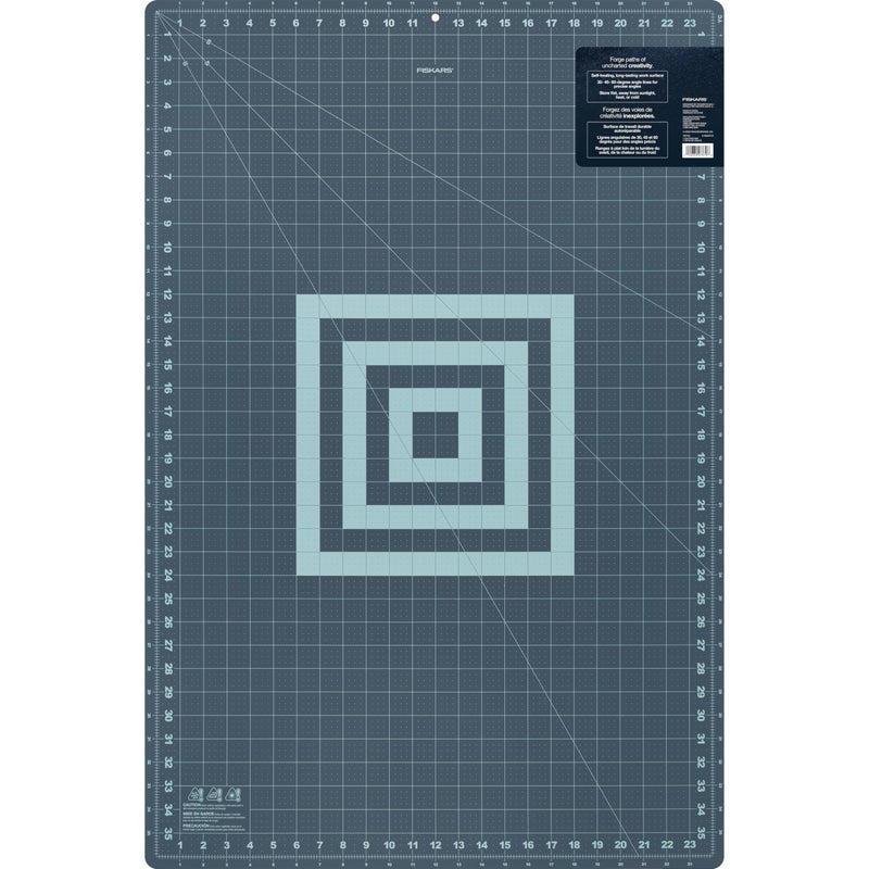Fiskars Self Healing Cutting Mat with Grid for Sewing, Quilting, and Crafts - 24" x 36 Grid Lilac/Mountain Haze - Image 2