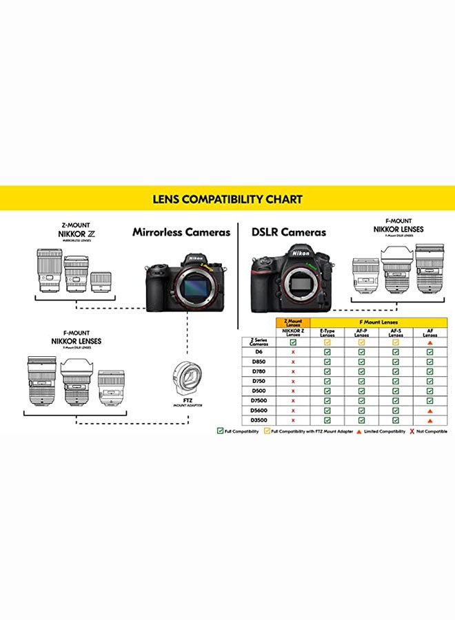 نيكون عدسة تكبير تليفوتوغرافي طويلة مدمجة للغاية من Nikkor Z Dx 50-250 مم F/4.5-6.3 Vr مع تثبيت الصورة لكاميرات Z عديمة المرآة - Image 4
