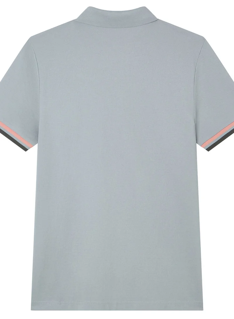 GIORDANO  Men’s Cotton Slim Performance Polo with Small Lion Embroidery for Men | Best Price UAE