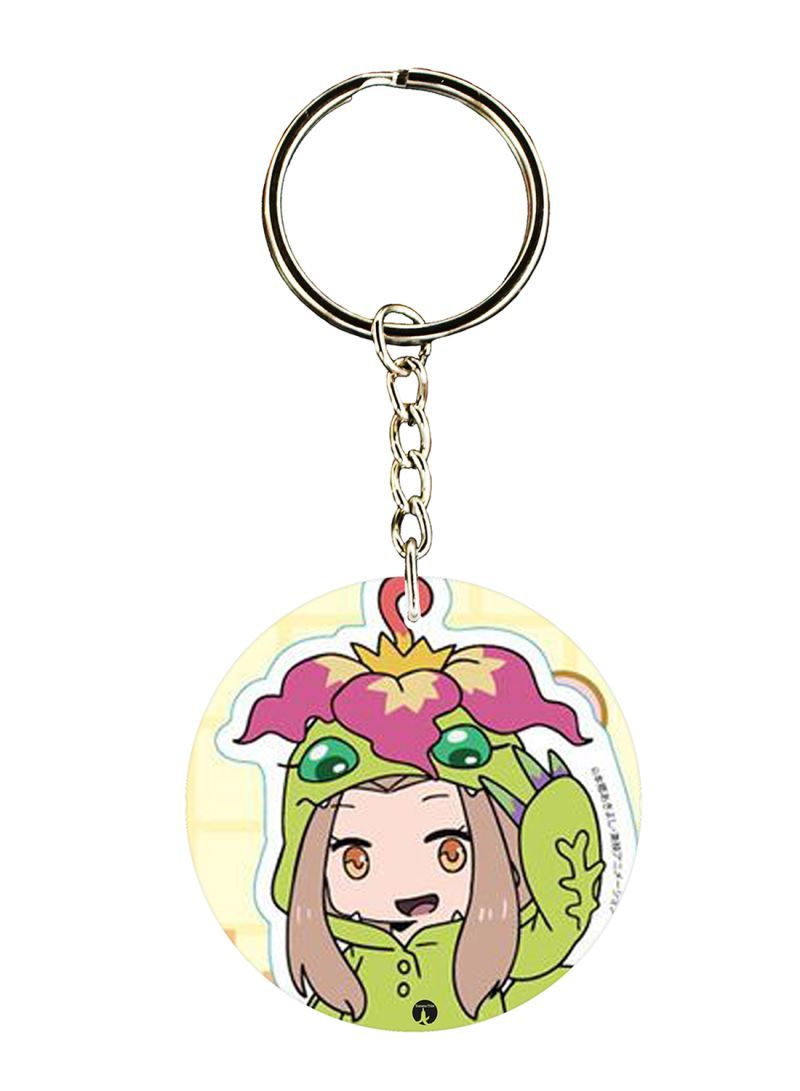 The Anime Digimon Printed Keychain