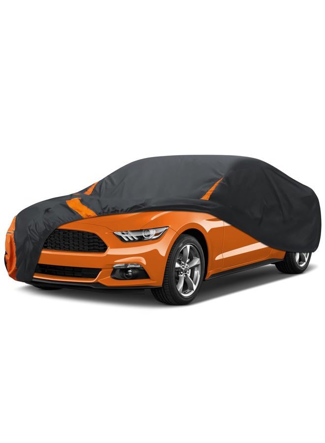 DYTARGET in Full Exterior Car Cover All Weather, Waterproof，UV Resistant, Dustproof, and Snowproof Fit Audi e-tron GT,BMW 3/5 Series,Dodge Challenger/Charger etc.Size C5 - Image 1