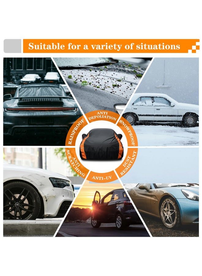 DYTARGET in Full Exterior Car Cover All Weather, Waterproof，UV Resistant, Dustproof, and Snowproof Fit Audi e-tron GT,BMW 3/5 Series,Dodge Challenger/Charger etc.Size C5 - Image 4