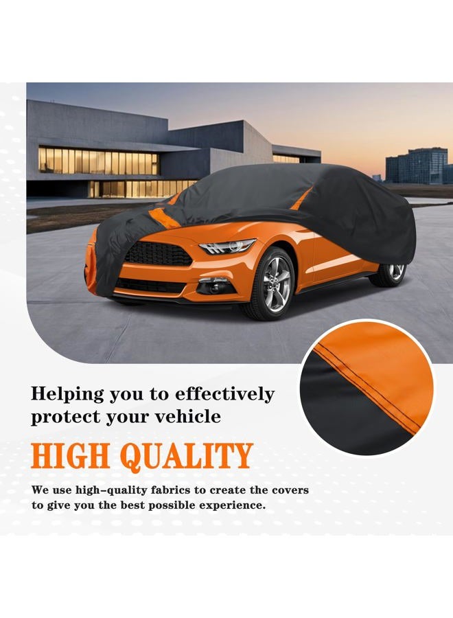 DYTARGET in Full Exterior Car Cover All Weather, Waterproof，UV Resistant, Dustproof, and Snowproof Fit Audi e-tron GT,BMW 3/5 Series,Dodge Challenger/Charger etc.Size C5 - Image 5