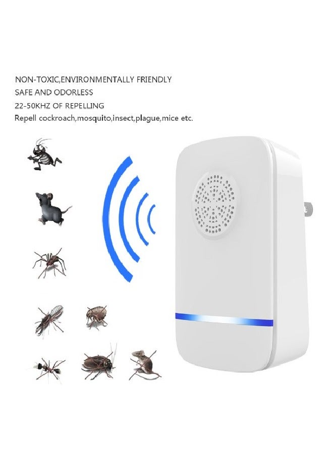 Generic Ultrasonic Mosquito Repellent Insect Repellent, Household Mosquito Repellent Lamp Cockroach Repellent Intelligent Mosquito Repellent  - Image 1