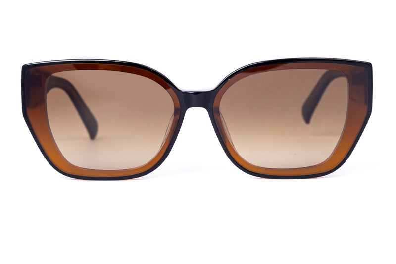 VEGAS Full Rim Cat Eye Women saddle Brown  Sunglasses VG8601 C2 - Image 1