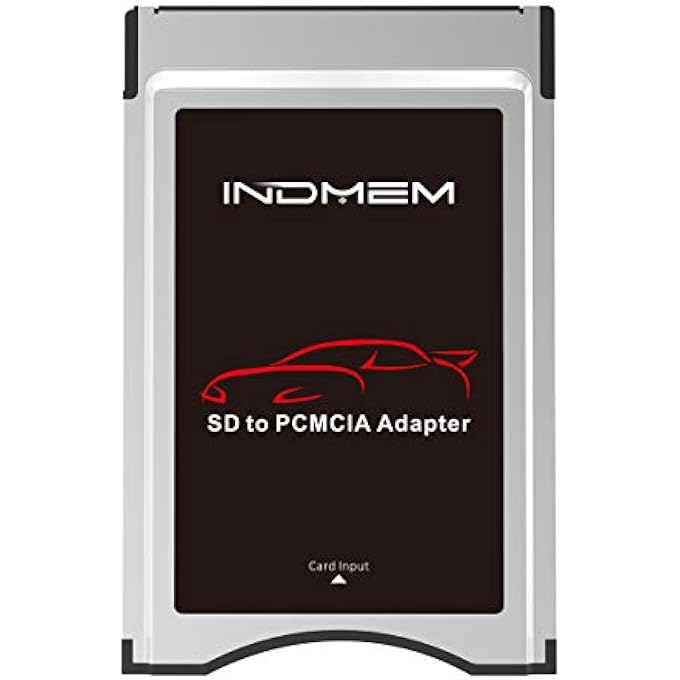rayihni PCMCIA TO SD CARD MEMORY CARD ADAPTER SDHC TO PC CARD CONVERTER READER FOR MERCEDES BENZ S, E, C, GLK, CLS CLASS COMAND APS SYSTEM MEDIA PLAYER - Image 1
