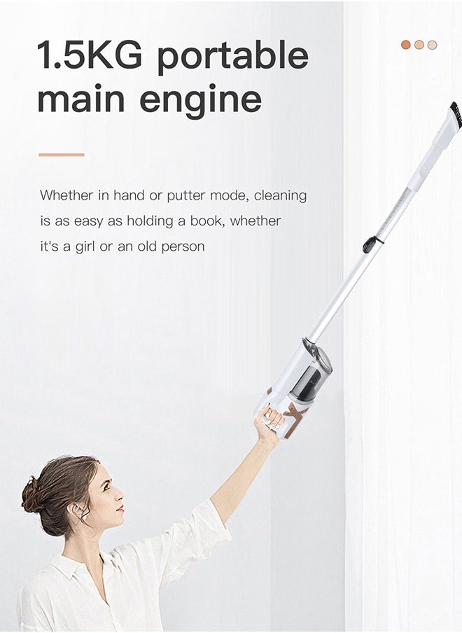 Joshberg 2 IN 1 Cordless Vacuum Cleaner,12.5Kpa Lightweight Stick Vacuum Cleaner,for Home Hardwood Floor, Carpet, Pet Hair, Car  - Image 3