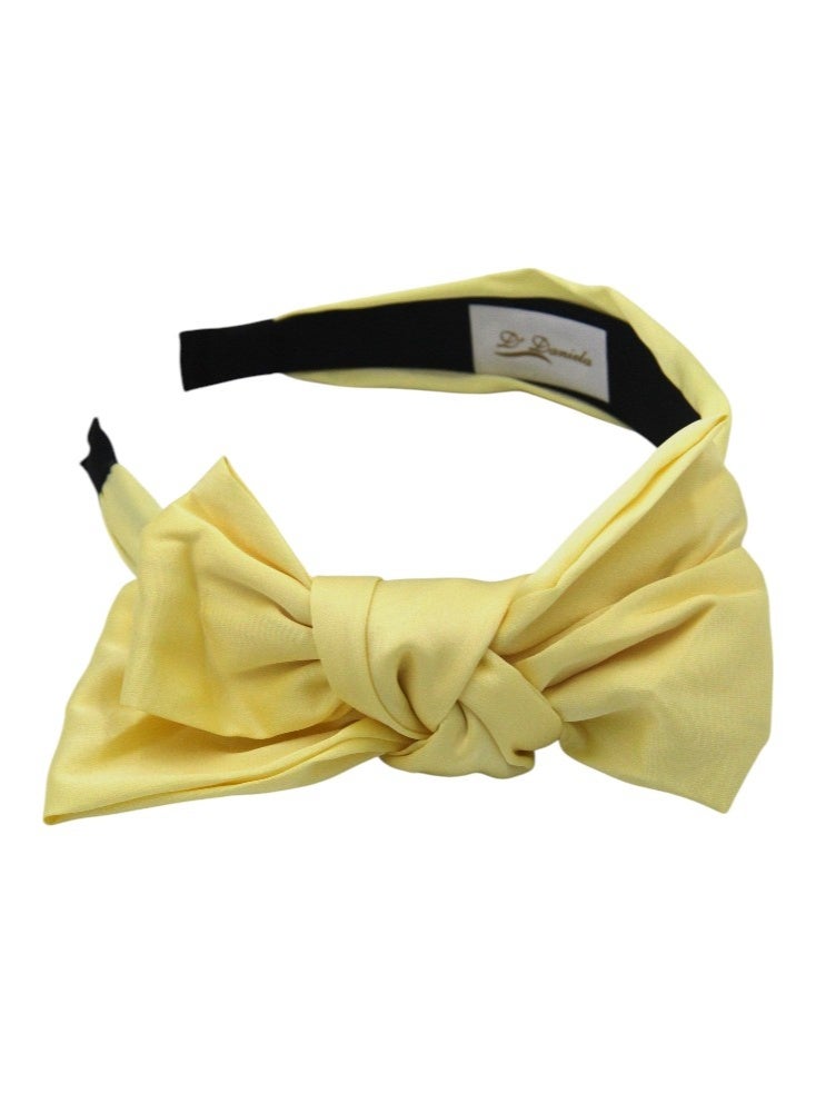 Bidani Top-knot headband - Yellow - Image 2