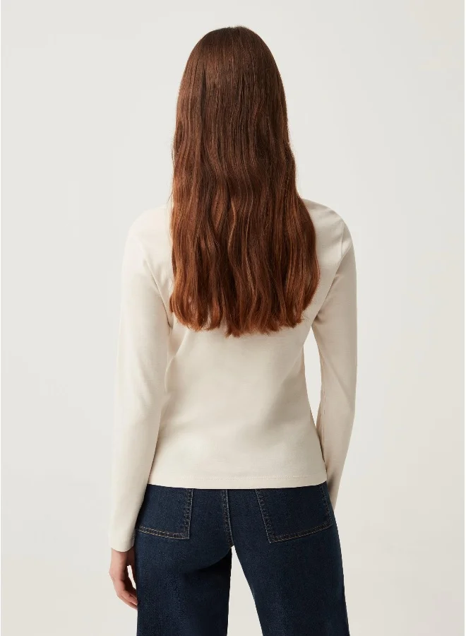 Ovs Ovs Womens Long-Sleeved T-Shirt With Pocket