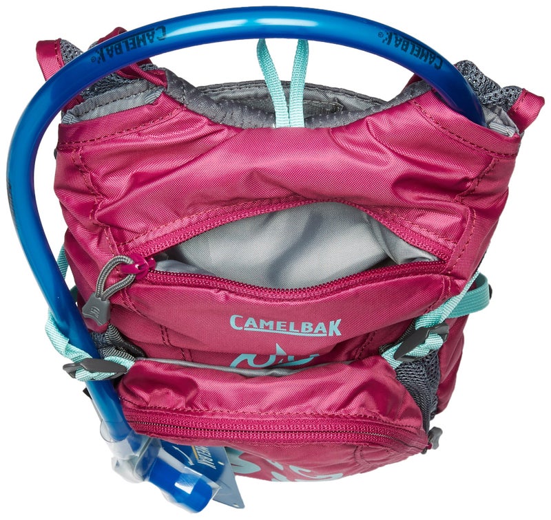 CamelBak Mini M.U.L.E. Kids Hydration Backpack for Hiking and Biking - 50oz, Baton Rouge/ Flames - Image 5