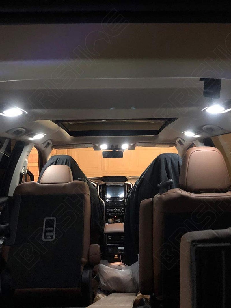 BRISHINE White Interior LED Lights Kit Compatible with Infiniti QX60 2014 2015 2016 2017 2018 2019 2020 2021 2022 Super Bright 6000K Interior LED Bulbs Package + License Plate Lights and Install Tool - Image 2