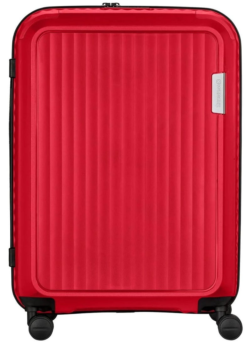 Wenger Optimo Hardside 70 Cm Hardcase Expandable Check-In Luggage Trolley - Red - Image 1