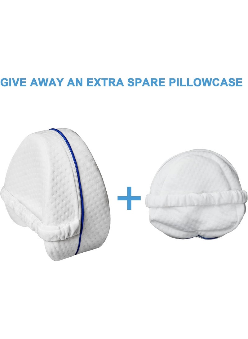 NANAO وسادة الركبة، وسادة الركبة للنائمين على الجانب، وسادة الركبة من الذاكرة، مناسبة لتخفيف آلام الساق والظهر والركبة، تحسين جودة النوم، وسادة جانبية على شكل فراشة وسادة الساق - Image 2