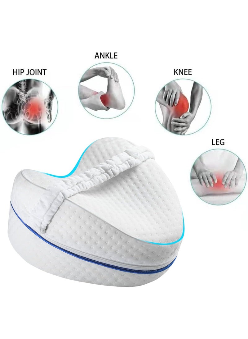 NANAO وسادة الركبة، وسادة الركبة للنائمين على الجانب، وسادة الركبة من الذاكرة، مناسبة لتخفيف آلام الساق والظهر والركبة، تحسين جودة النوم، وسادة جانبية على شكل فراشة وسادة الساق - Image 4
