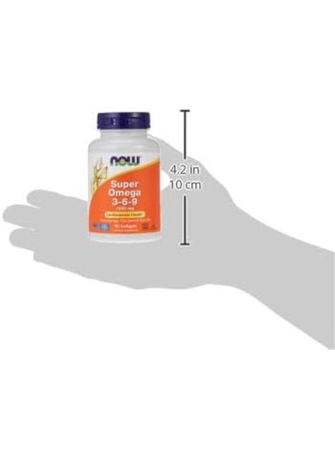 Now Super Omega 3-6-9 1200 Mg Softgels - 90 - Image 3