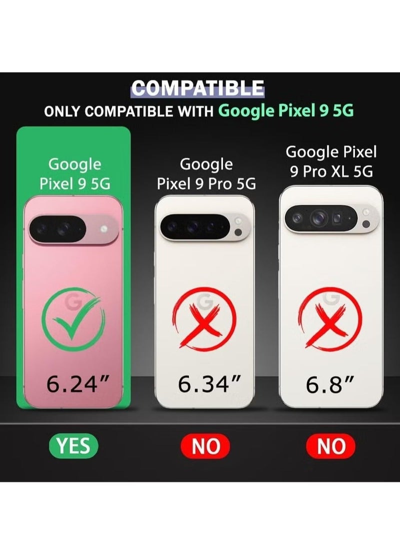 MUNTAQI Google Pixel 9 Case Cover – Shock-Absorbing Bumper with Camera Protection, Crystal Clear Soft TPU Transparent Case for Google Pixel 9 5G - Image 2