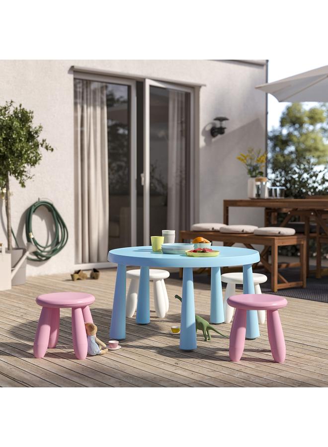 Zaboon Children's stool, in/outdoor/pink - Image 4