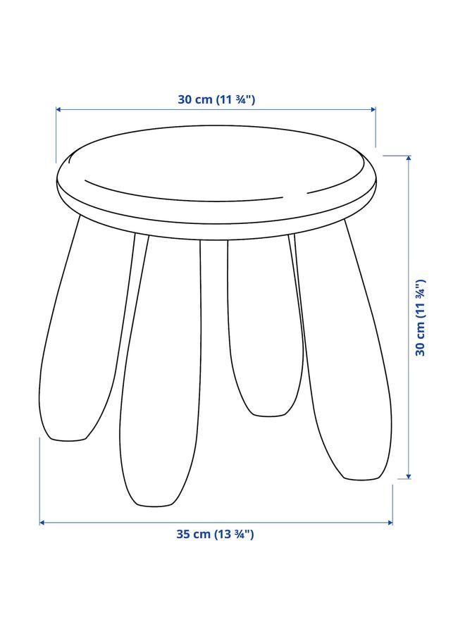 Zaboon Children's stool, in/outdoor/pink - Image 5