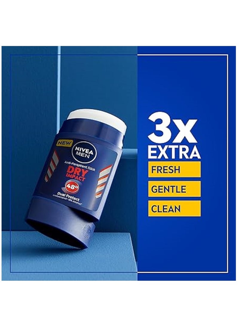 Nivea قلم مضاد للتعرق للرجال، حماية لمدة 48 ساعة، تأثير جاف، 50 مل  - Image 3