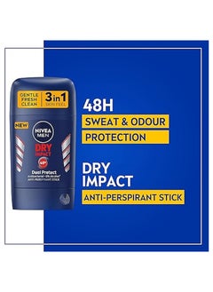 Nivea MEN Antiperspirant Stick for Men, 48h Protection, Dry Impact, 50ml  - Image 2