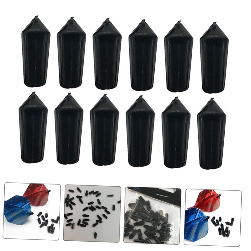 80 Pcs Dart Flight Protectors Fixed Angle Correctors Wing Savers Essential Accessories - Image 4