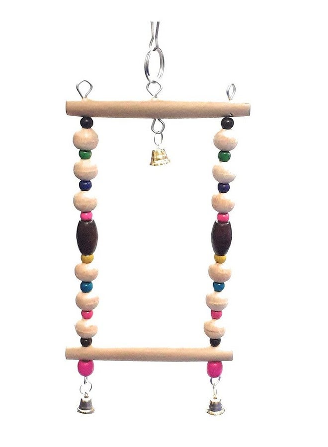 إيميلي بيتس ألعاب أرجوحة إيرد، ألعاب مضغ مع ألعاب قفص معلق للببغاوات الصغيرة، والكوكتيل، والكونيور، والعصافير، والبادجي، والمكاو، والببغاوات، وطيور الحب (متعددة الألوان) - Image 1