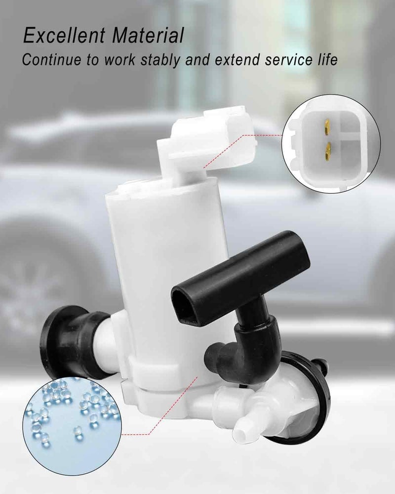 ULZOZN Front Windscreen Washer Pump for Mazda CX-3 (2015-2020) - Replacement D651-67-482A - Image 2
